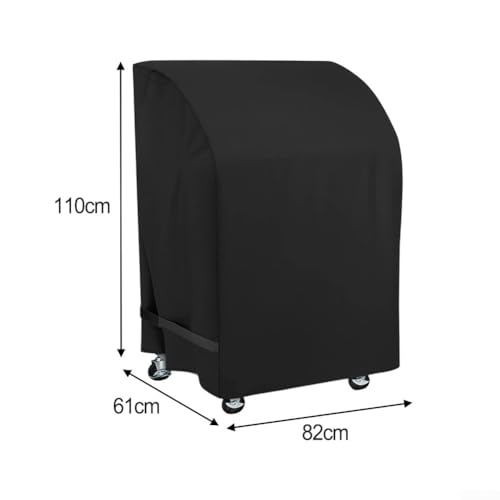 Robuste Grillabdeckung für 2-Brenner-Gasgrills, wasserdicht und wetterbeständig mit Griffen (82 x 61 x 110 cm) von PETSTIBLE