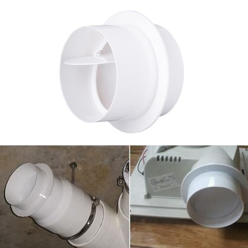 Rückschlagventil für PVC-Lüftungssysteme verhindert umgekehrte Bewässerung in Bad und Küche (120 mm) von PETSTIBLE