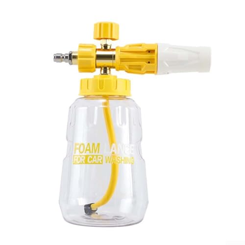Schaumlanze für Autowäsche, Schaumlanze, PA-Schaum, für Autopflege, Schaumpumpe (gelb) von PETSTIBLE