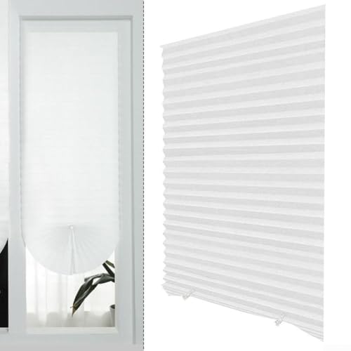 Schlanke PVC-Verdunkelungsrollos mit benutzerfreundlichen Funktionen für mehr Privatsphäre zu Hause (90 x 150 cm) von PETSTIBLE