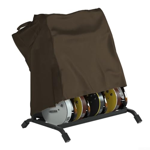 Schutz für Gitarrenständer, wasserdichte und belüftete Abdeckung, für akustische Instrumente (Kaffeefarbe) von PETSTIBLE