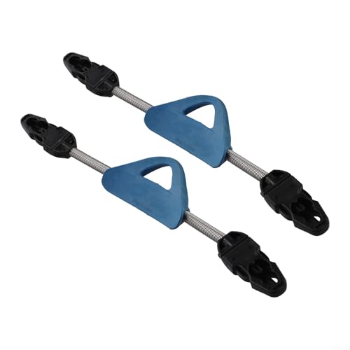 Set mit 2 Federflossenriemen zum Tauchen, Edelstahlmaterial, resistent gegen Meerwasser, einfach zu bedienen, kompatibel mit den meisten Tauchflossen außer Möwenkos (L blau) von PETSTIBLE