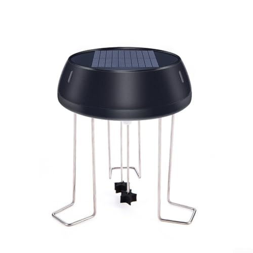 Solarbetriebener Wasserrührer Brunnen mit Halterungen für Gartenteich Vogeltränke Outdoor Wasserspiele Tank Dekorativ von PETSTIBLE