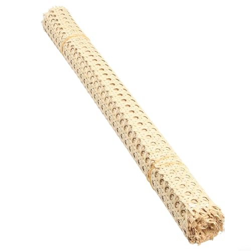 Stabile Rattan-Netzrolle zum Basteln für Stühle und dekorative Elemente, geeignet für DIY-Projekte zu Hause (A) von PETSTIBLE