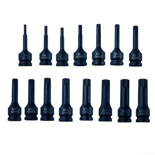 Steckschlüssel-Bit-Adapter mit ausreichender Länge, passend für Standard-Werkzeuge (M17) von PETSTIBLE
