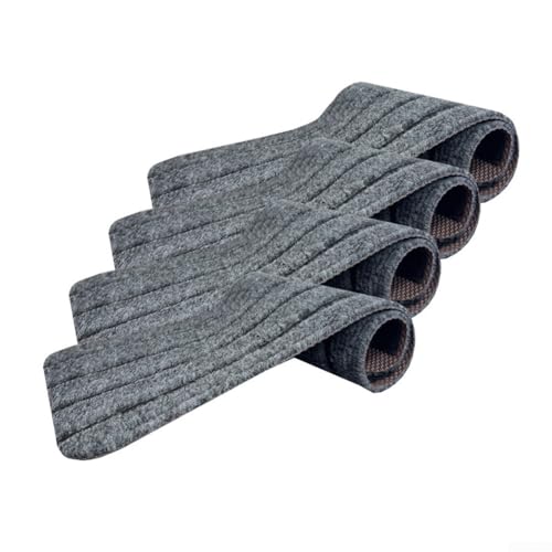 Step Anti-Rutsch-Matte, mehrschichtige Wohnmobil-Fußmatte, schmutzabweisend, Outdoor-Treppenzubehör, 3–4 Stück Polyester Wohnwagen (4 Stück-M) von PETSTIBLE