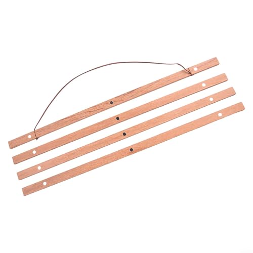 Stilvoller Fotoaufhänger aus Teakholz mit eingebauten Magneten für nahtloses Wechseln (51 cm) von PETSTIBLE