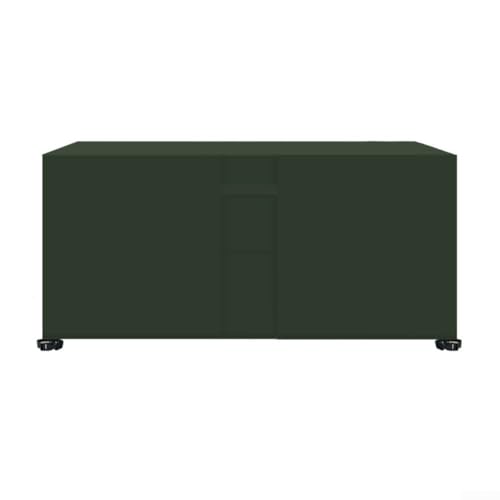Stoffmöbelabdeckung, 420D Oxford-Gartentisch, rechteckig, zum Schutz von Möbeln vor Feuchtigkeit und UV-Schäden (70 x 70 x 70 cm, Silber) von PETSTIBLE