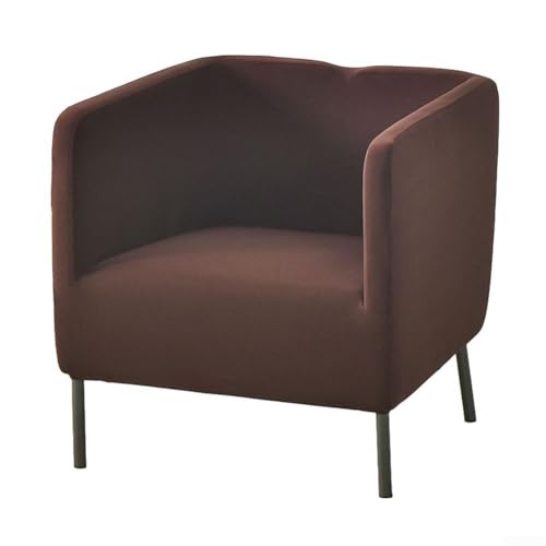 Stuhlhusse für Wohnzimmer, weicher Stoff, leicht zu pflegen mit einfacher Installation (braun) von PETSTIBLE