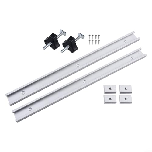 T-Schienen aus Aluminiumlegierung mit benutzerfreundlichen Komponenten für Holzbearbeitungsanwendungen (400 mm) von PETSTIBLE