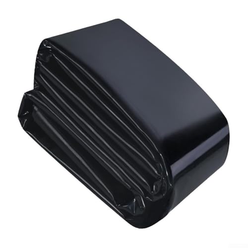 Teichfolie für Fischteiche, 0,2 mm dick, schwarz, wasserdichtes PE-Material für Gartenteiche, Wasserfälle, Reservoirs, Außenteiche, kleine Teiche (2 x 2 m) von PETSTIBLE