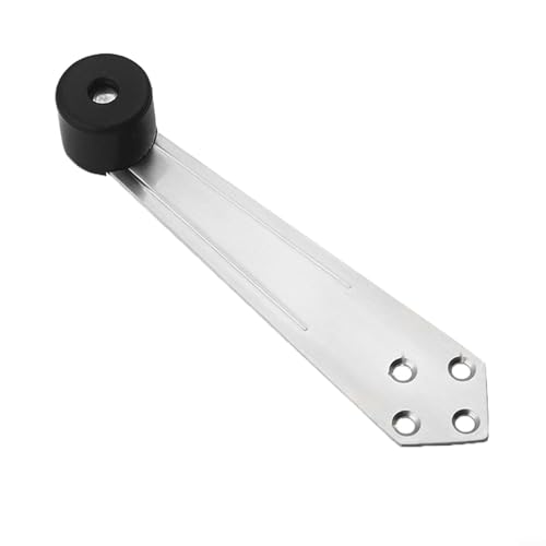 Türstopper aus Edelstahl für 90 Grad Öffnungen, zuverlässiger Türschutzmechanismus (Silber) von PETSTIBLE