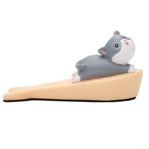 Türstopper aus Kunstharz mit niedlichem Tier-Design, perfektes Accessoire für Zuhause und Café (Tier-Katzen) von PETSTIBLE