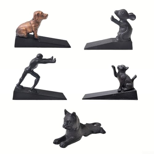 Türstopper im klassischen Vintage-Stil, Gusseisen, Tierform, rutschfeste Bodeninstallation (C) von PETSTIBLE