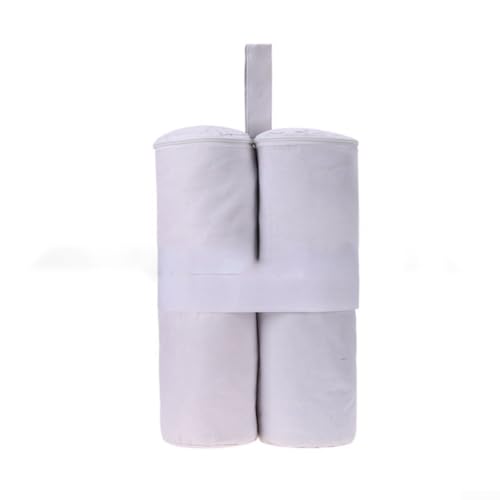 Übergroße Taschen, perfekt als Gewichte, um Ihr Outdoor-Zelt oder Regenschirm ohne Probleme zu verankern (weiß) von PETSTIBLE