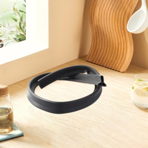 Wasserspeicher-Silikon-Barriere für Badezimmer, 30 mm/50 mm, Wasserstopper-Streifen (3 cm, weiß, 50 cm) von PETSTIBLE