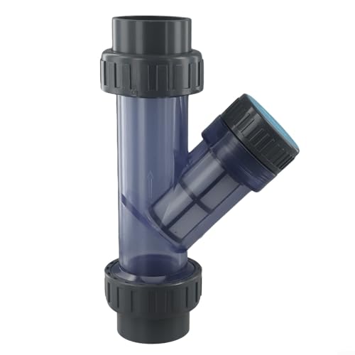 Y-Filter für Aquarien und Bewässerung mit transparentem PVC-Design (Innendurchmesser 63 mm) von PETSTIBLE