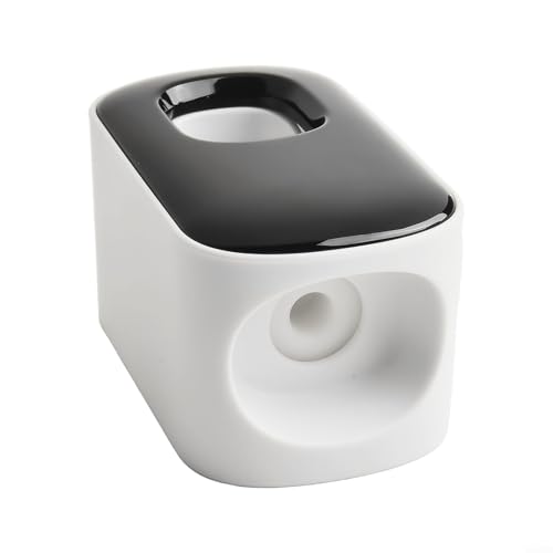 Zahnpastaspender für Badezimmer mit quantitativer Extrusion und Push-Kontrolle (schwarz) von PETSTIBLE