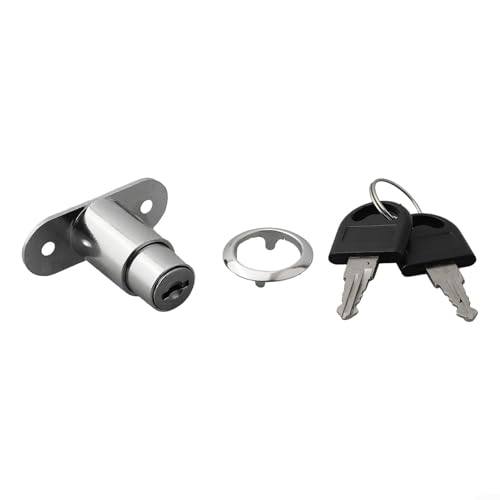 Zylinderkopf-Plunger-Schrankschlösser, zuverlässige Sicherheitslösung in stabiler Zinklegierung (23 mm) von PETSTIBLE