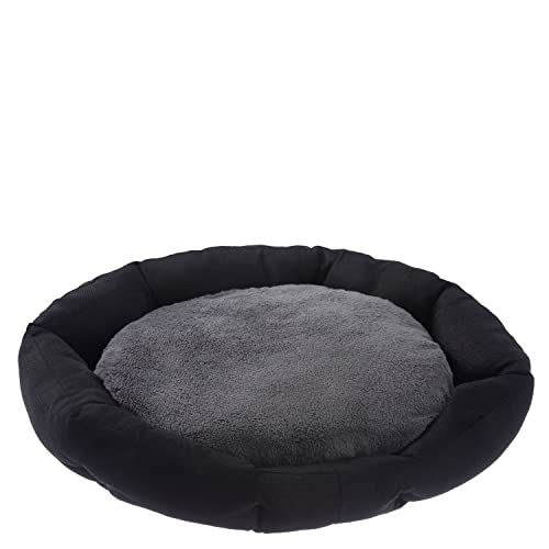 PETSTUFF Hundebett Octagon Kissen herausnehmbar waschbar Farbwahl, schwarz von PETSTUFF