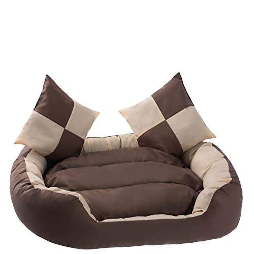 PETSTUFF Hundebett Wendefunktion wasserabweisend abwaschbar, Farb- und Größenwahl, Creme/braun, L PETSTUFF Hundebett Wendefunktion wasserabweisend abwaschbar, Farb- und Größenwahl, Creme/braun, L von PETSTUFF