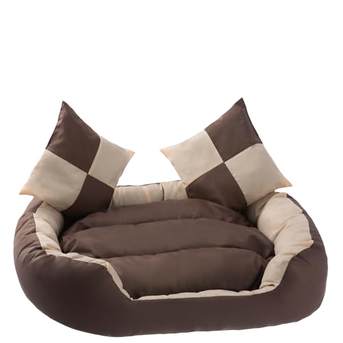 PETSTUFF Hundebett Wendefunktion wasserabweisend abwaschbar, Farb- und Größenwahl, Creme/braun, M PETSTUFF Hundebett Wendefunktion wasserabweisend abwaschbar, Farb- und Größenwahl, Creme/braun, M von PETSTUFF