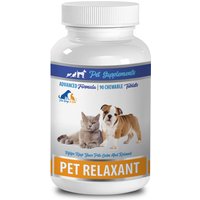 Hund Beruhigend - Haustier Beruhigungsmittel Für Hunde Und Katzen Kautabletten Advanced Formula Baldrian Katze Behandelt 1 Flasche | 90 Kaut Hund Beruhigend - Haustier Beruhigungsmittel Für Hunde Und Katzen Kautabletten Advanced Formula Baldrian Katze Behandelt 1 Flasche | 90 Kaut von PETSUPPLEMENTS