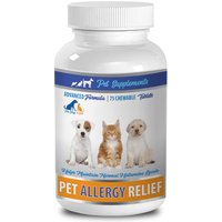 Katze Allergie Relief - Haustier Für Hunde Und Katzen Advanced Formula Quercetin 1 Flasche | 75 Kaut Katze Allergie Relief - Haustier Für Hunde Und Katzen Advanced Formula Quercetin 1 Flasche | 75 Kaut von PETSUPPLEMENTS