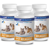 Ruhig Katze Behandelt - Pet-Beruhigungsmittel Für Hunde Und Katzen Kautabletten Advanced Formula Hund Entspannen Pille 3 Flaschen | 270 Kaut Ruhig Katze Behandelt - Pet-Beruhigungsmittel Für Hunde Und Katzen Kautabletten Advanced Formula Hund Entspannen Pille 3 Flaschen | 270 Kaut von PETSUPPLEMENTS