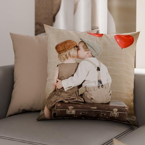 PETTI Artigiani Italiani – 2 Kissenbezüge 40x40 cm Mikrofaser – Sofakissenhüllen Dekokissen – Zierkissenbezüge für Couch, Bett, Wohnzimmer – Weiche Kissenhüllen mit modernem Design – Made in Italy von PETTI Artigiani Italiani