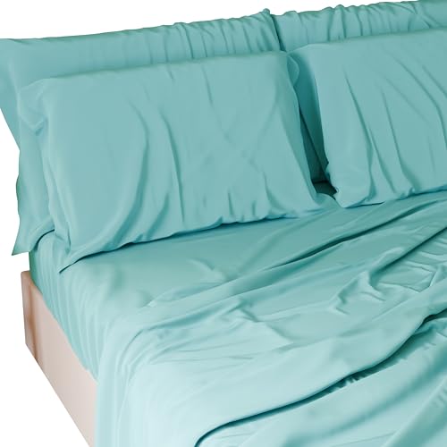 PETTI Artigiani Italiani Bettwäsche Set, Baumwolle, Grün, 90x200 von PETTI Artigiani Italiani