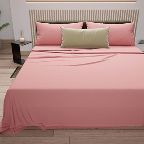 PETTI Artigiani Italiani Bettwäsche Set, Baumwolle, Pink, 120x200 von PETTI Artigiani Italiani