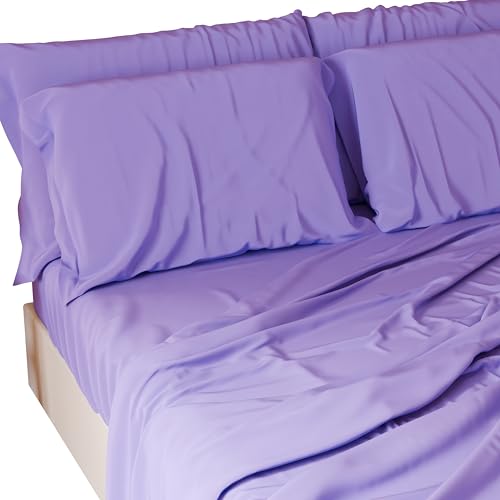 PETTI Artigiani Italiani - Bettwäsche für Doppelbett, Bettwäsche-Set für Doppelbett, Spannbettlaken mit Ecken, Bettlaken und Kissenbezügen, 100% Made in Italy von PETTI Artigiani Italiani