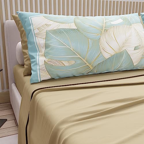 PETTI Artigiani Italiani - Bettwäsche-Set für Doppelbetten aus Baumwolle mit Kissenbezügen mit Digitaldruck, für Doppelbett, komplettes Ober- und Unterlaken mit Ecken, Taupe, 100% Made in Italy PETTI Artigiani Italiani - Bettwäsche-Set für Doppelbetten aus Baumwolle mit Kissenbezügen mit Digitaldruck, für Doppelbett, komplettes Ober- und Unterlaken mit Ecken, Taupe, 100% Made in Italy von PETTI Artigiani Italiani