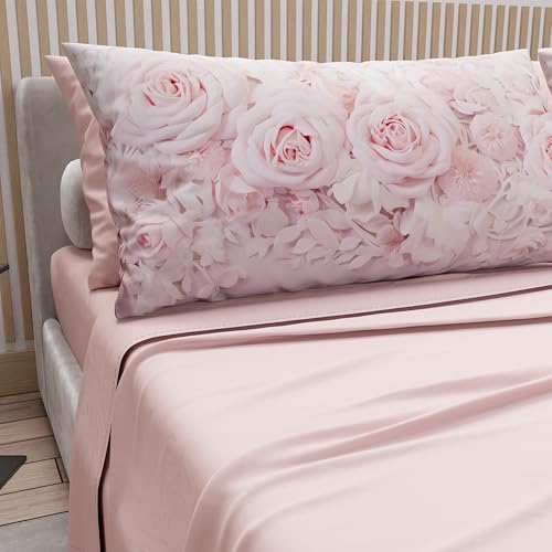 PETTI Artigiani Italiani - Bettwäsche aus Baumwolle mit Kissenbezügen mit Digitaldruck, Bettlaken für Einzelbett, Bettwäsche-Set Fantasia 340, helles Puder, 100% Made in Italy PETTI Artigiani Italiani - Bettwäsche aus Baumwolle mit Kissenbezügen mit Digitaldruck, Bettlaken für Einzelbett, Bettwäsche-Set Fantasia 340, helles Puder, 100% Made in Italy von PETTI Artigiani Italiani