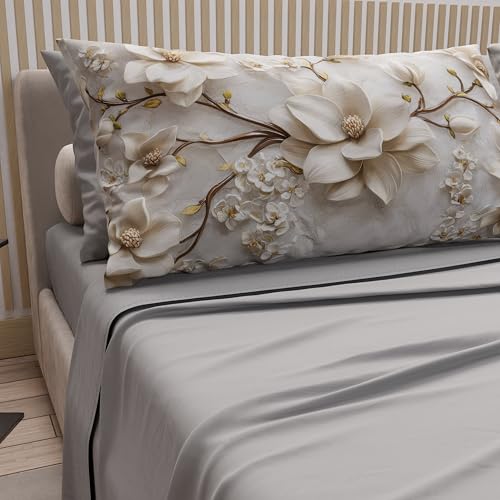 PETTI Artigiani Italiani - Bettwäsche aus Baumwolle mit Kissenbezügen mit Digitaldruck, Bettlaken für französisches Bett, Bettwäsche-Set mit Blumenmuster 34 Hellgrau, 100% Made in Italy PETTI Artigiani Italiani - Bettwäsche aus Baumwolle mit Kissenbezügen mit Digitaldruck, Bettlaken für französisches Bett, Bettwäsche-Set mit Blumenmuster 34 Hellgrau, 100% Made in Italy von PETTI Artigiani Italiani
