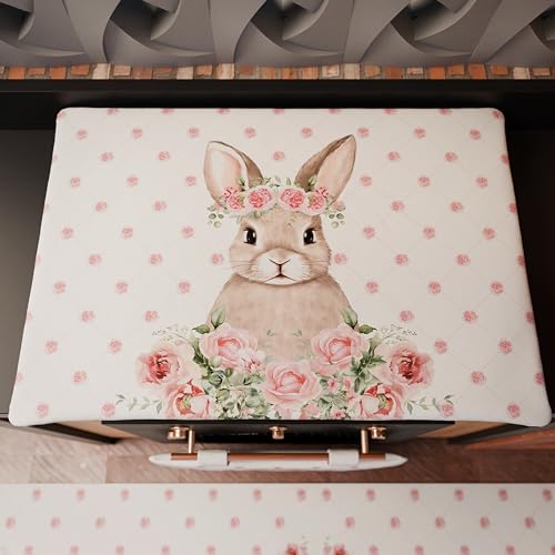 PETTI Artigiani Italiani Herdabdeckung für Küche Petti, 100% antiallergische Mikrofaser, A-Pink Rabbit, Coprifornello 46x70 cm von PETTI Artigiani Italiani