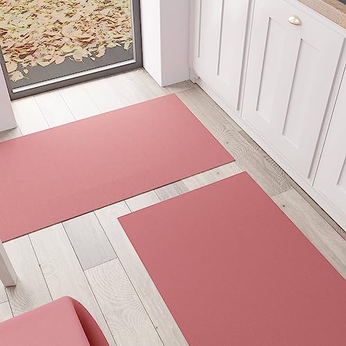 PETTI Artigiani Italiani - Küchenteppich, Küchenläufer, waschbar, rutschfest, Küchenläufer, einfarbig, 52 x 380 cm, Koralle, 100% Made in Italy PETTI Artigiani Italiani - Küchenteppich, Küchenläufer, waschbar, rutschfest, Küchenläufer, einfarbig, 52 x 380 cm, Koralle, 100% Made in Italy von PETTI Artigiani Italiani