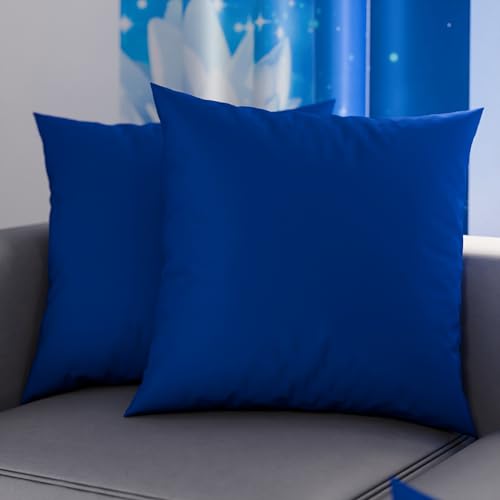 PETTI Artigiani Italiani - Set mit 2 Kissenbezügen, für Betten, 45 x 45 cm, einfarbig, Farbe Elektroblau, Kopfkissenbezug, 100% Mikrofaser, hypoallergen, hergestellt in Italien PETTI Artigiani Italiani - Set mit 2 Kissenbezügen, für Betten, 45 x 45 cm, einfarbig, Farbe Elektroblau, Kopfkissenbezug, 100% Mikrofaser, hypoallergen, hergestellt in Italien von PETTI Artigiani Italiani
