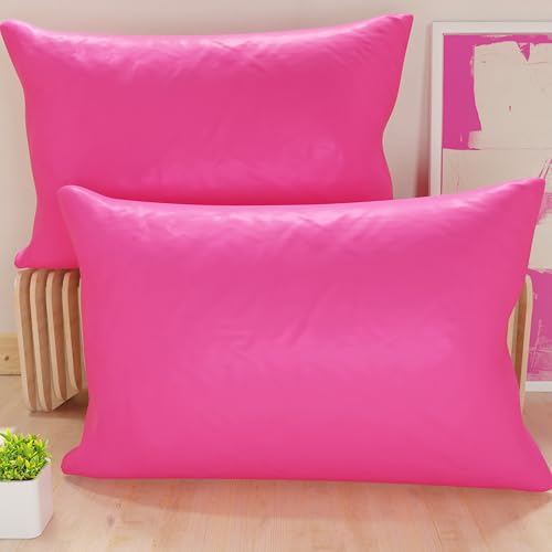 PETTI Artigiani Italiani - Set mit 2 Kissenbezügen, für Betten, 70 x 40 cm, einfarbig, Fuchsia, Kopfkissenbezug, 100% Mikrofaser, hypoallergen, hergestellt in Italien PETTI Artigiani Italiani - Set mit 2 Kissenbezügen, für Betten, 70 x 40 cm, einfarbig, Fuchsia, Kopfkissenbezug, 100% Mikrofaser, hypoallergen, hergestellt in Italien von PETTI Artigiani Italiani
