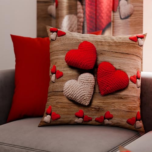 PETTI Artigiani Italiani - Sofakissen mit Füllung, dekorative Kissen mit Digitaldruck, Kissenbezüge für Schlafzimmer, 2 Stück, quadratisches Kissen 50 x 50 cm, 100% Made in Italy von PETTI Artigiani Italiani