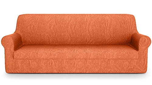 PETTI Artigiani Italiani Sofa-Überwürfe, Orange, 2 Sitzer (110 bis 150 cm) von PETTI Artigiani Italiani