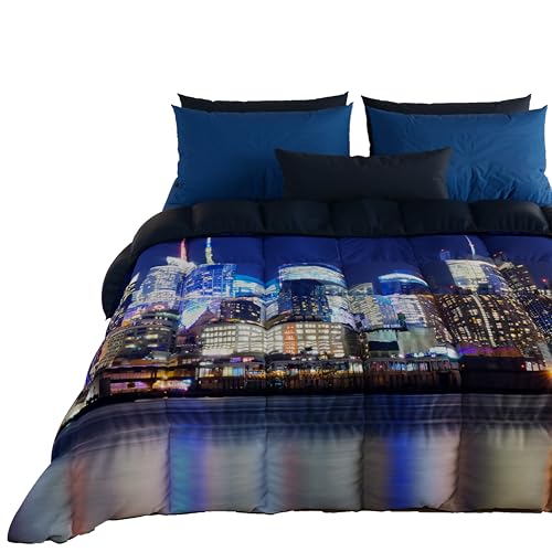 PETTI Artigiani Italiani - Steppdecke für französisches Bett, 100% Made in Italy, New York PETTI Artigiani Italiani - Steppdecke für französisches Bett, 100% Made in Italy, New York von PETTI Artigiani Italiani