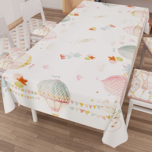 PETTI Artigiani Italiani - Schmutzabweisende rechteckige Tischdecke für Partys und Geburtstage für Kinder, Tischabdeckung für Küche, Partydesign, 01 x 6 Plätze (140 x 180 cm), 100% Made in Italy von PETTI Artigiani Italiani