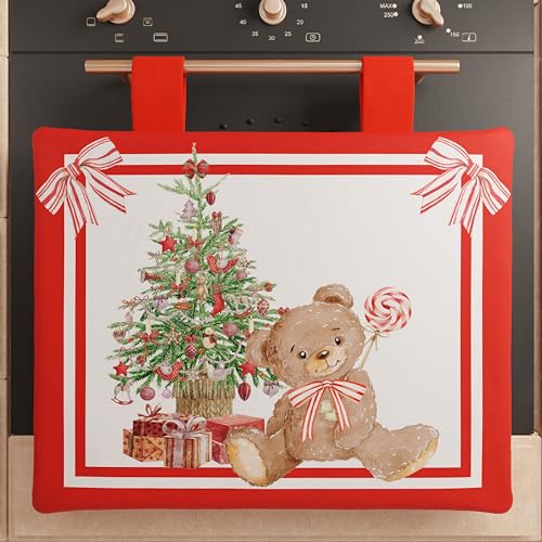 PETTI Artigiani italiani - Backofenabdeckung für Weihnachten, Backofenabdeckung, Backofenabdeckung 40 x 50 cm, Ofenabdeckung Bär, 100% Made in Itay von PETTI Artigiani Italiani