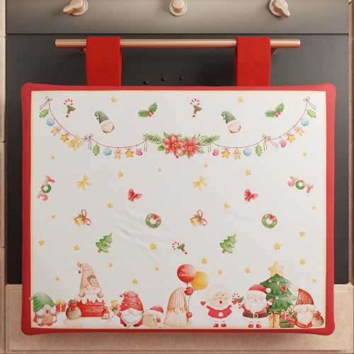 PETTI Artigiani Italiani - Weihnachts-Backofenabdeckung 40 x 50 cm, Mikrofaser, Wichtel, Küchenzubehör von PETTI Artigiani Italiani
