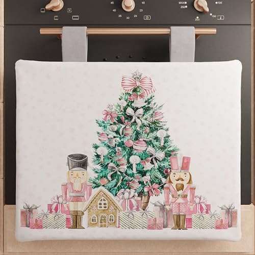 PETTI Artigiani italiani - Backofenabdeckung für Weihnachten, Backofenabdeckung, Backofenabdeckung 40 x 50 cm, Ofenabdeckung Soldatini Rosa, 100 % Made in Itay von PETTI Artigiani Italiani