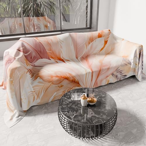 Petti Artigiani Italia – Sofaüberwurf aus Mikrofaser, 360 x 270 cm, Palmenpuder | Mehrzweck-Überwurf für Sofas, Tagesdecke und Tischdecken, waschbar Petti Artigiani Italia – Sofaüberwurf aus Mikrofaser, 360 x 270 cm, Palmenpuder | Mehrzweck-Überwurf für Sofas, Tagesdecke und Tischdecken, waschbar von PETTI Artigiani Italiani