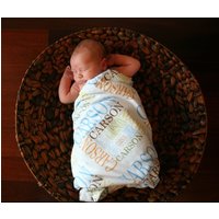 Personalisierte Minky Decke | Benutzerdefinierte Name Krabbeldecke Kinder Erinnerungsdecke Baby-Dusche-Geschenk Weiche Kinderdecke von PETUNIAS