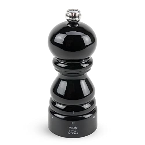 PEUGEOT - Salzmühle Paris u‘Select 12 cm - 6 voreingestellte Mahlgrade - Innovatives Zirlion-Mahlwerk für pulverfeines Salz - Aus PEFC-zertifiziertem Holz - Französisches Know-how - Schwarz lackiert PEUGEOT - Salzmühle Paris u‘Select 12 cm - 6 voreingestellte Mahlgrade - Innovatives Zirlion-Mahlwerk für pulverfeines Salz - Aus PEFC-zertifiziertem Holz - Französisches Know-how - Schwarz lackiert von PEUGEOT